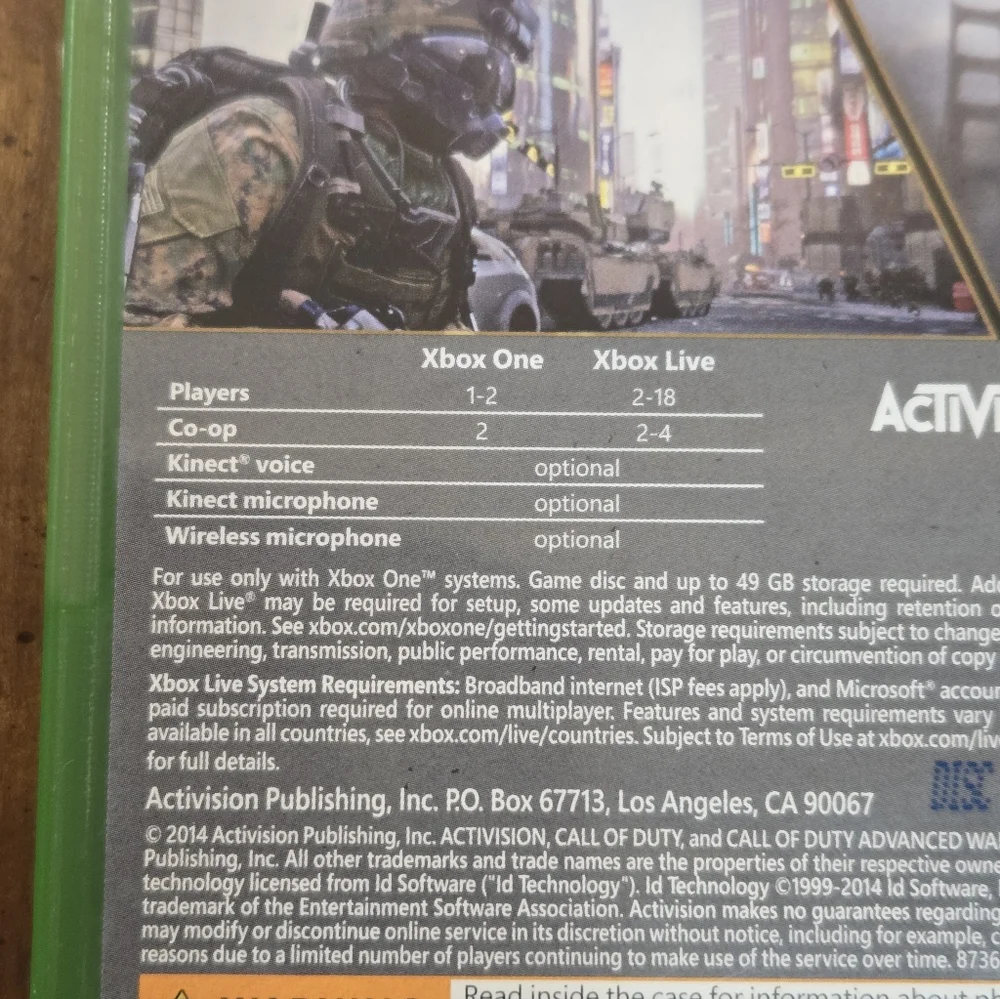 Xbox experience intense